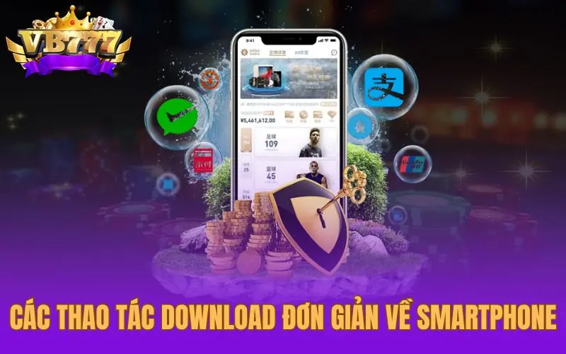 Các thao tác download đơn giản về smartphone